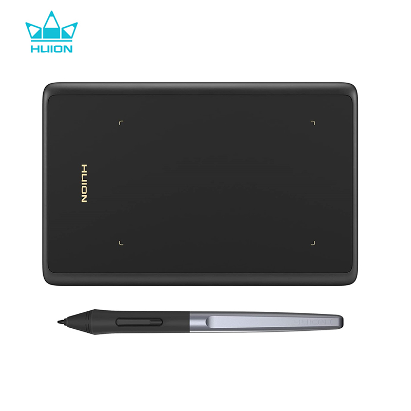 Drawing Pad Signature - HUION แท็บเล็ตกราฟิก H420X ขนาด4.17*2.6นิ้วสำหรับโทรศัพท์แอนดรอยด์พีซี Mac ปากกาสไตลัสดิจิตอลแบตเตอรี่ฟรีปากกาลายเซ็น