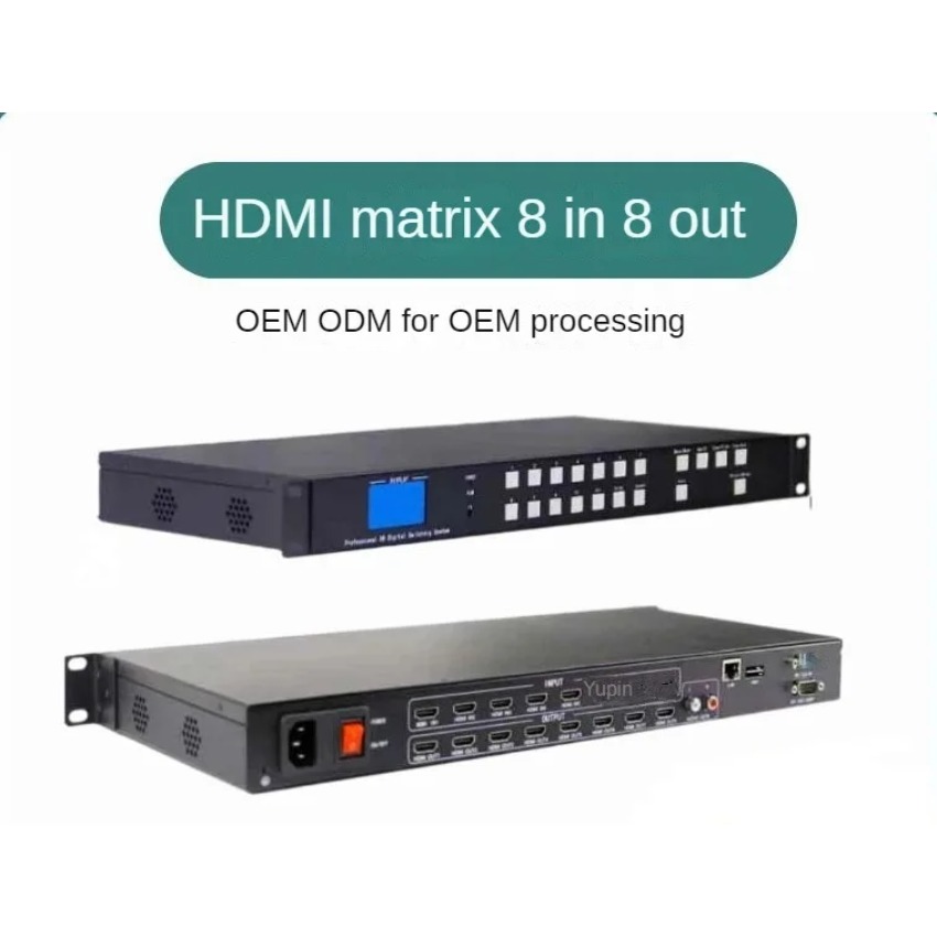 Hdmi Matrix Switch - สวิตช์สลับสัญญาณ HDMI แบบ 8x8 รองรับ 4K