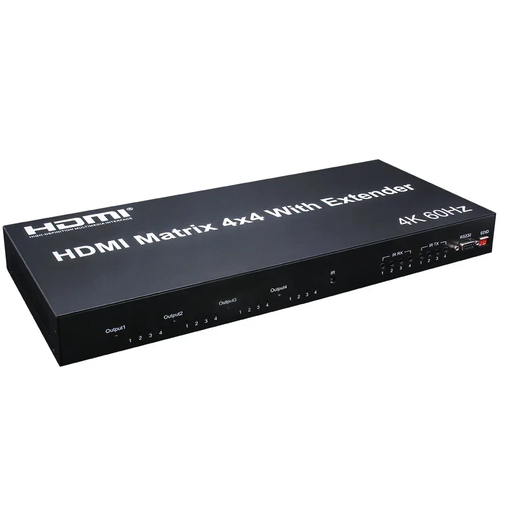 Hdmi Matrix Switch - เมทริกซ์ HDMI2.0 4x4 ความละเอียด 4K 60Hz
