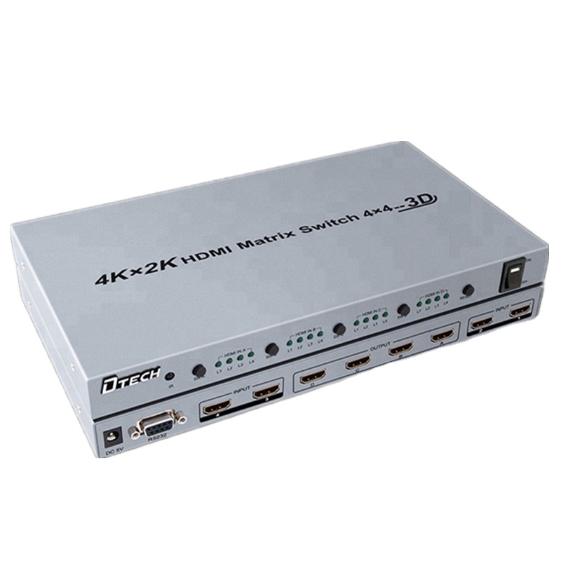 Dtech คุณภาพสูง 3D 4Kx2K HDMI  - Hdmi Matrix Switch บทวิจารณ์และราคา