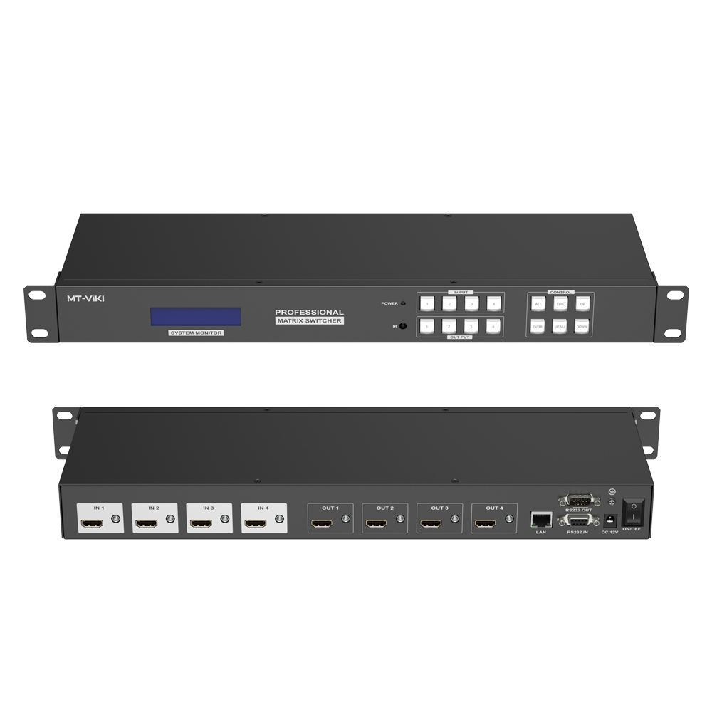 MT-VIKI 4x4 ไม่มีรอยต่อ HDMI M - Hdmi Matrix Switch บทวิจารณ์และราคา