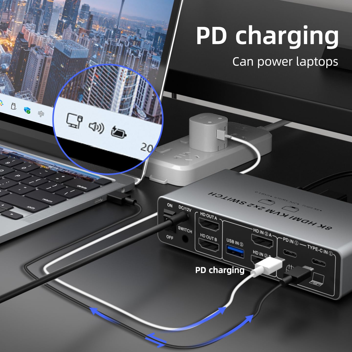 สวิตช์ KVM แบบ USB-C HDMI DP ร - Hdmi Matrix Switch บทวิจารณ์และราคา