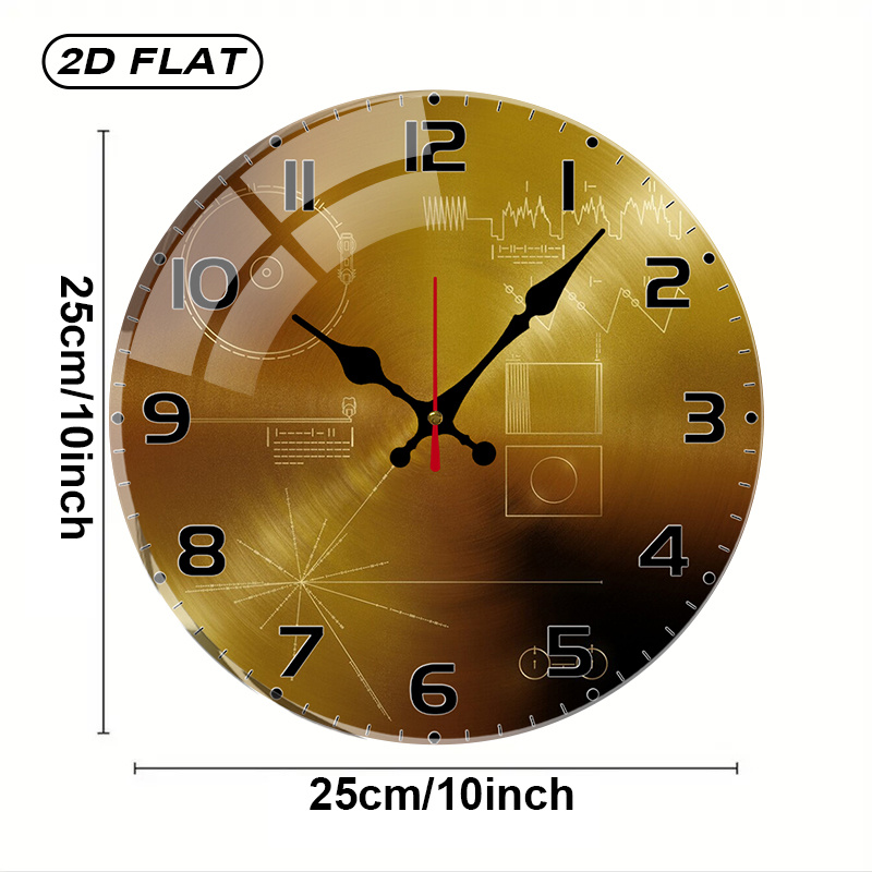 นาฬิกาแขวนอะคริลิคทรงกลมแบบเงี - Tech Office Wall Decor บทวิจารณ์และราคา