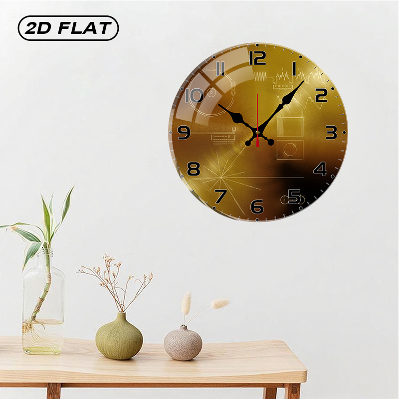 นาฬิกาแขวนอะคริลิคทรงกลมแบบเงี - Tech Office Wall Decor บทวิจารณ์และราคา