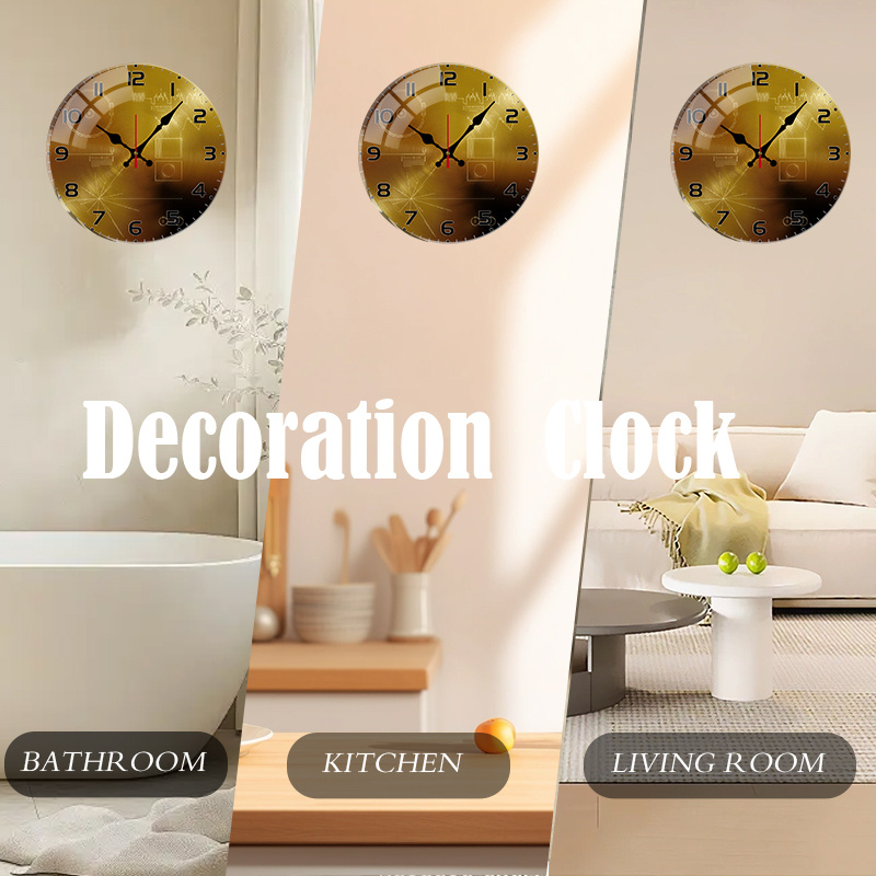 นาฬิกาแขวนอะคริลิคทรงกลมแบบเงี - Tech Office Wall Decor บทวิจารณ์และราคา