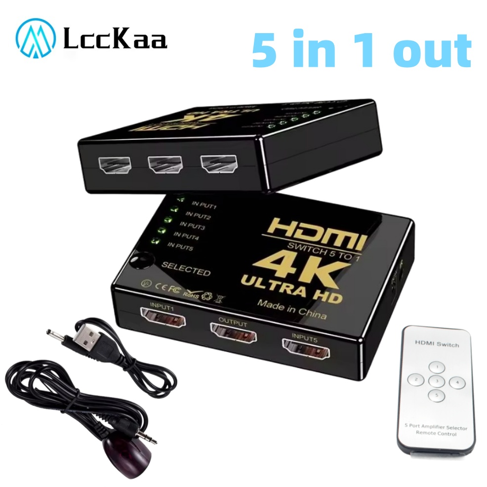 5x1 HDMI Switch HD 4K Video Sw - Hdmi Matrix Switch บทวิจารณ์และราคา