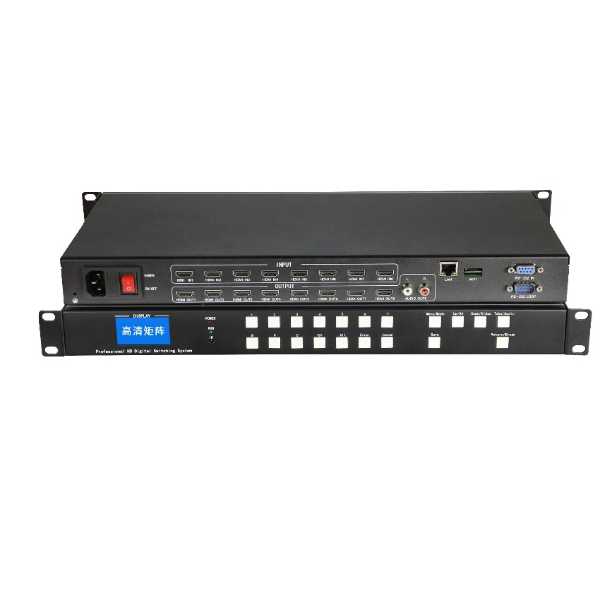 สวิตช์สลับสัญญาณ HDMI แบบ 8x8  - Hdmi Matrix Switch บทวิจารณ์และราคา