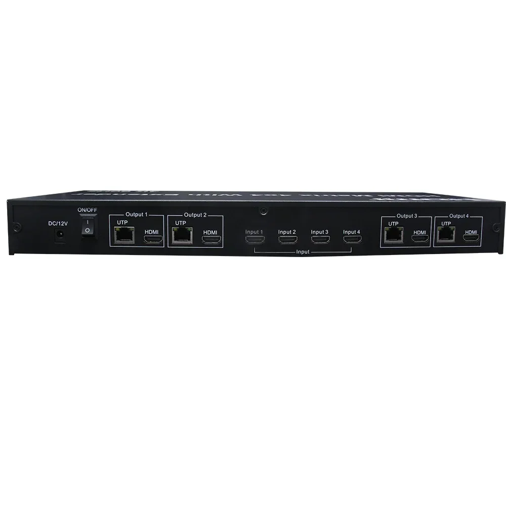 เมทริกซ์ HDMI2.0 4x4 ความละเอี - Hdmi Matrix Switch บทวิจารณ์และราคา
