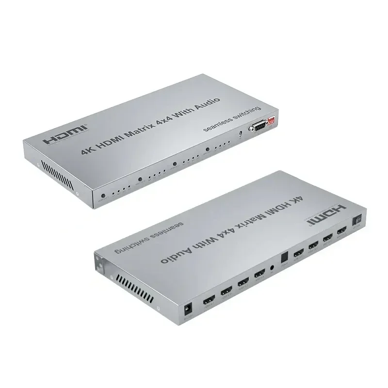 เมทริกซ์ HDMI 4x4 ความละเอียด  - Hdmi Matrix Switch บทวิจารณ์และราคา